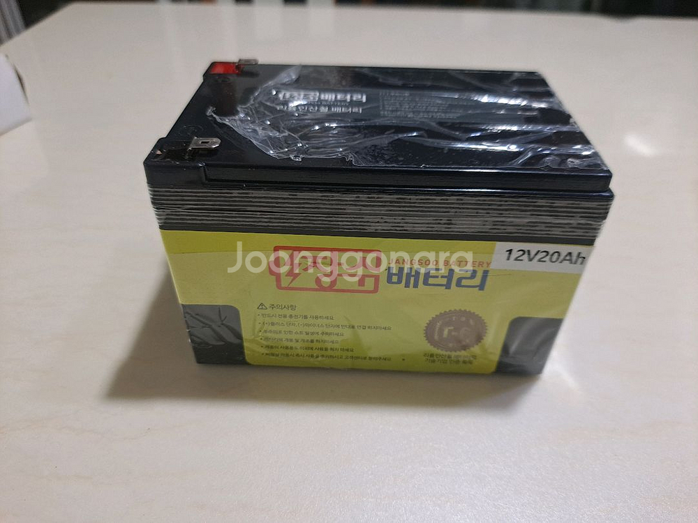 장수배터리 인산철 12V 20Ah 배터리 + 충전기 세트 판매합니다--0