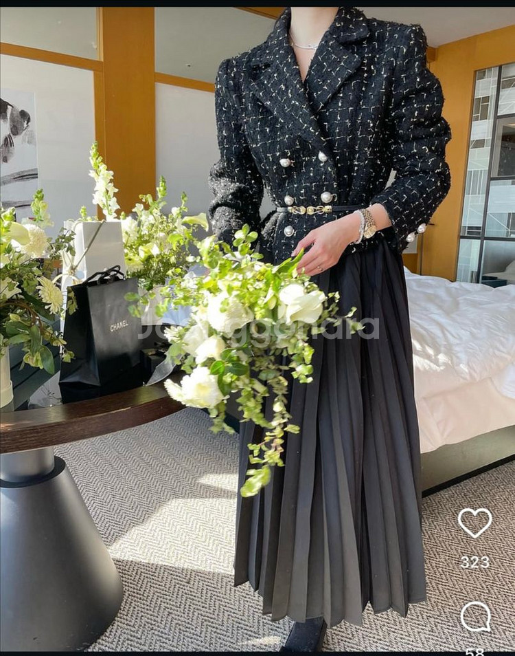 바이씨니 트위드원피스--0