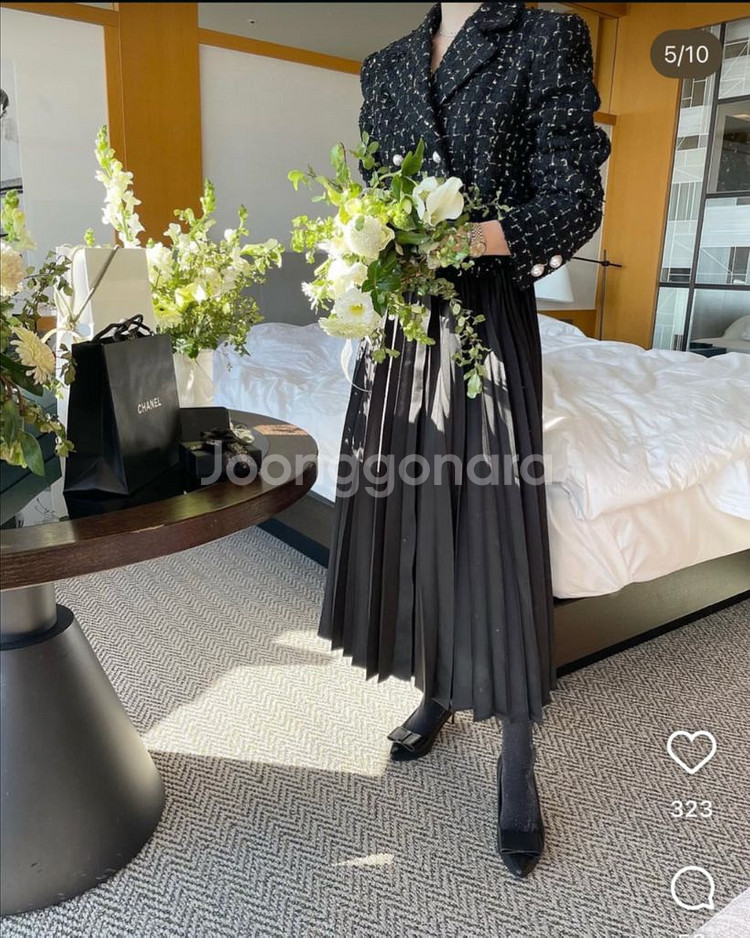 바이씨니 트위드원피스--1