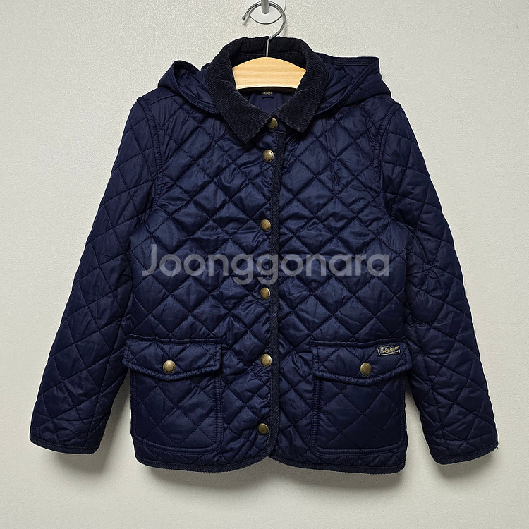 아우터[키즈 6x] 폴로 랄프로렌 여아 퀼팅 자켓 네이비--0