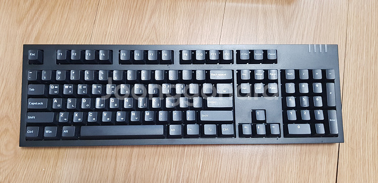 앱코 해커 K660M 이색사출 PBT 체리 키보드 블랙 (저소음 적축)--1