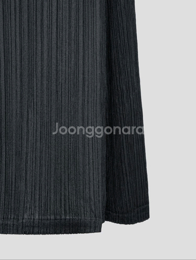 이세이미야케 플리츠플리즈 바지 3월 먼슬리 팬츠 챠콜 3사이즈--3