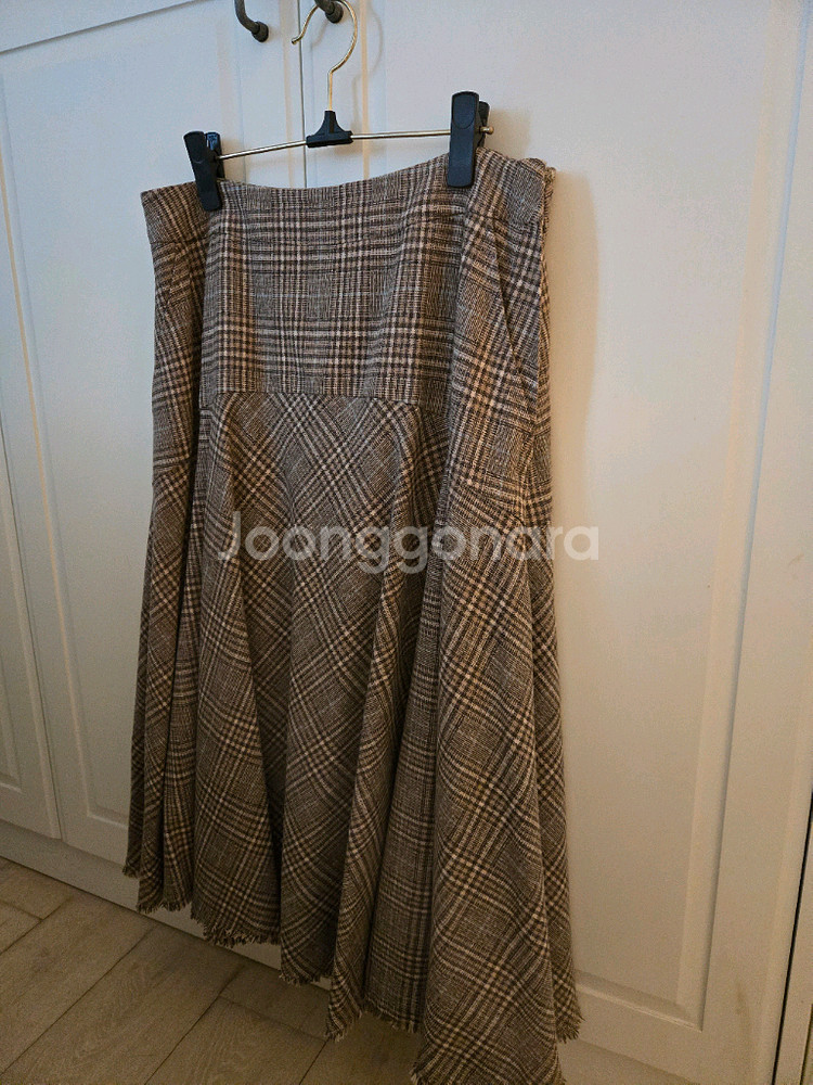 코스모폴리탄줄라이 체크 스커트 3 숏기장--0