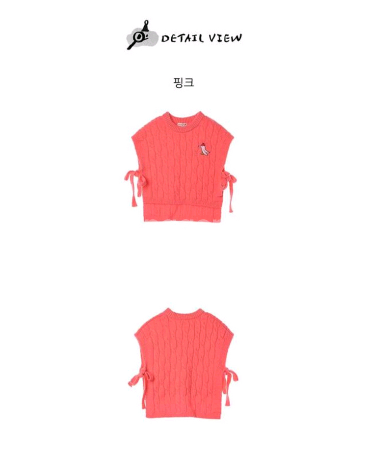 리미떼두두 니트조끼 xs--2