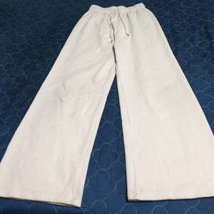 코듀로이 밴딩 트레이닝 와이드 팬츠 크림 (28)