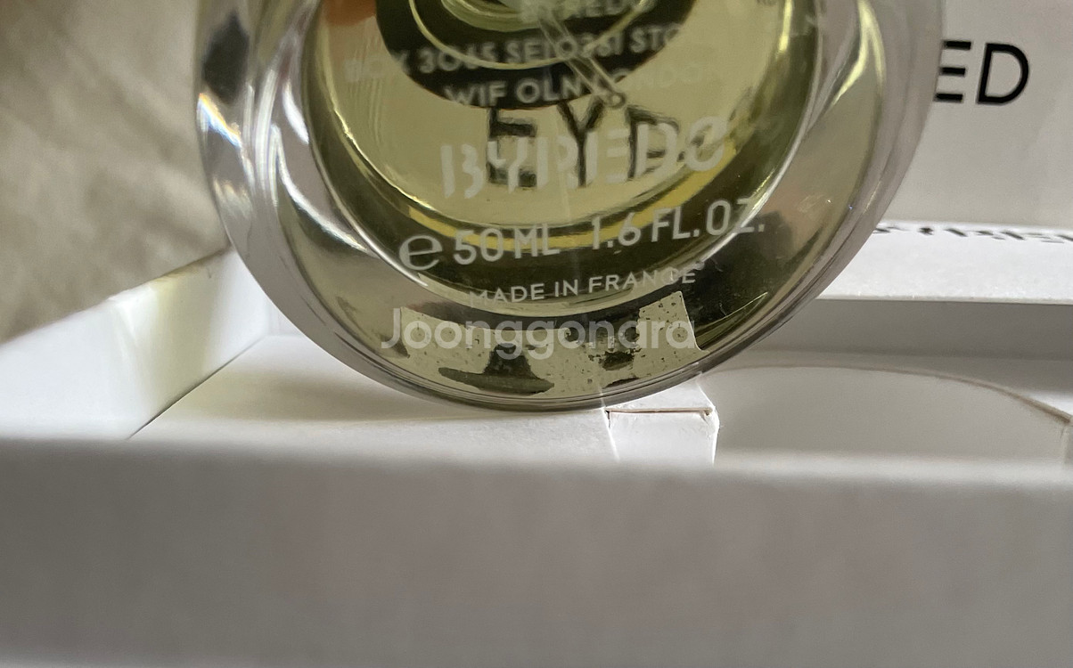 백화점국문/바이레도50ml오드퍼퓸 아이즈클로즈드 새것급--3