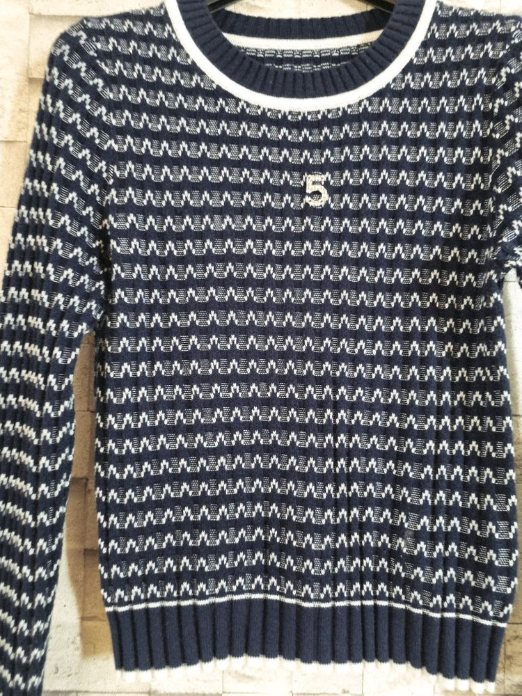 텐셀100%네이비 니트--2