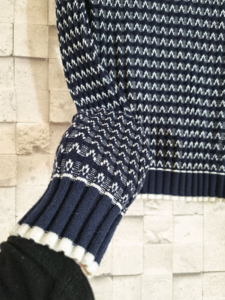 텐셀100%네이비 니트--4