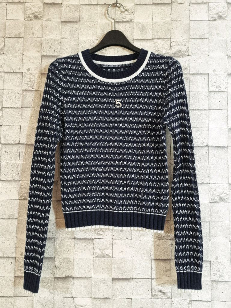 텐셀100%네이비 니트--8