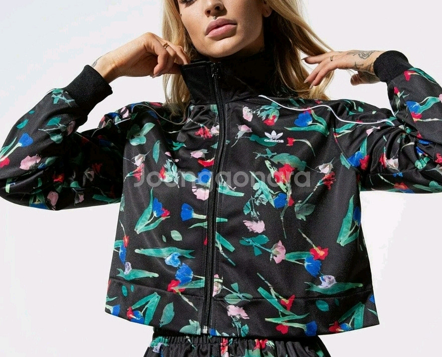 새옷 아디다스 벨리스트 플로럴 크롭 져지 트랙 재킷 자켓 66--1