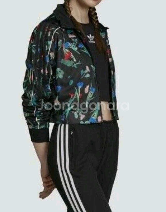 새옷 아디다스 벨리스트 플로럴 크롭 져지 트랙 재킷 자켓 66--0