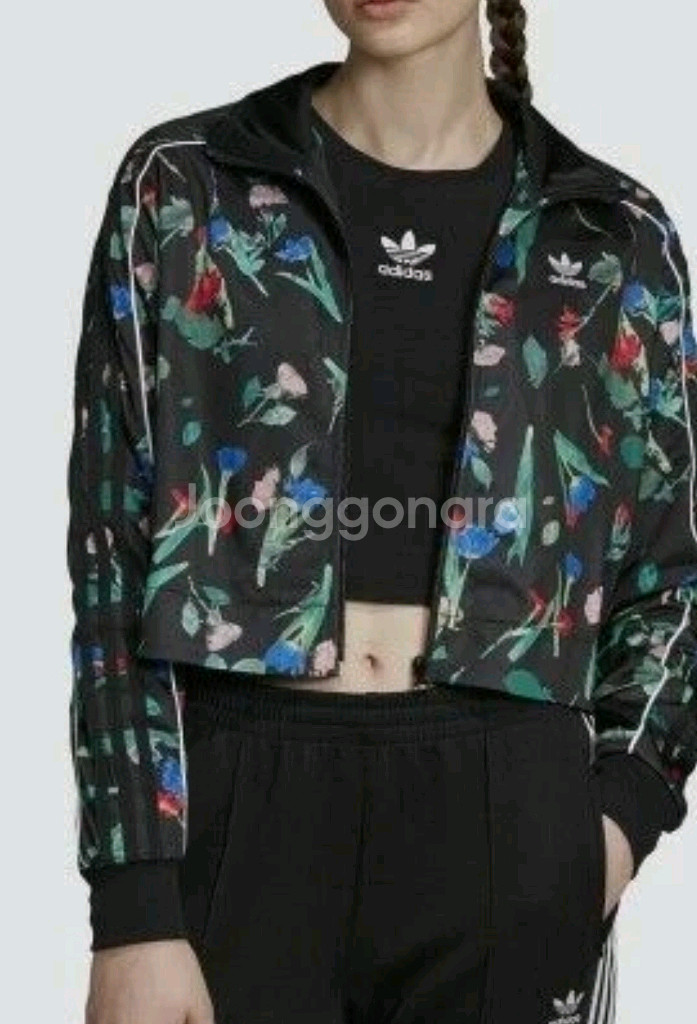 새옷 아디다스 벨리스트 플로럴 크롭 져지 트랙 재킷 자켓 66--7