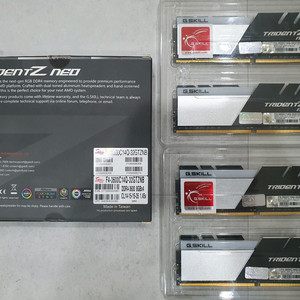 G.SKILL DDR4-3600 CL14 32GB (8GBx4) 트라이던트 Z RGB/네오