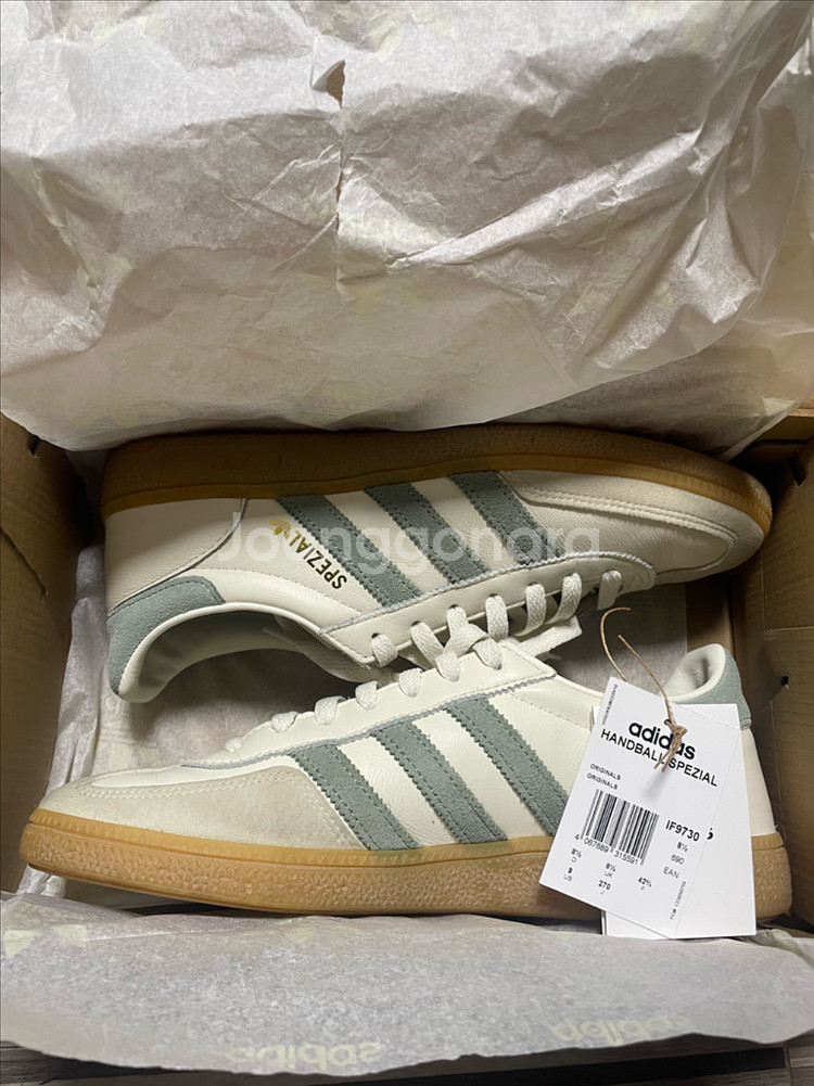 아디다스 스페지알 오프화이트실버그린 (270)--4