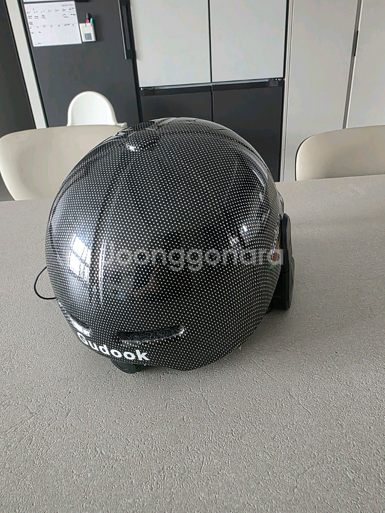 카본 반모 헬멧 + 헬멧 블루투스--2