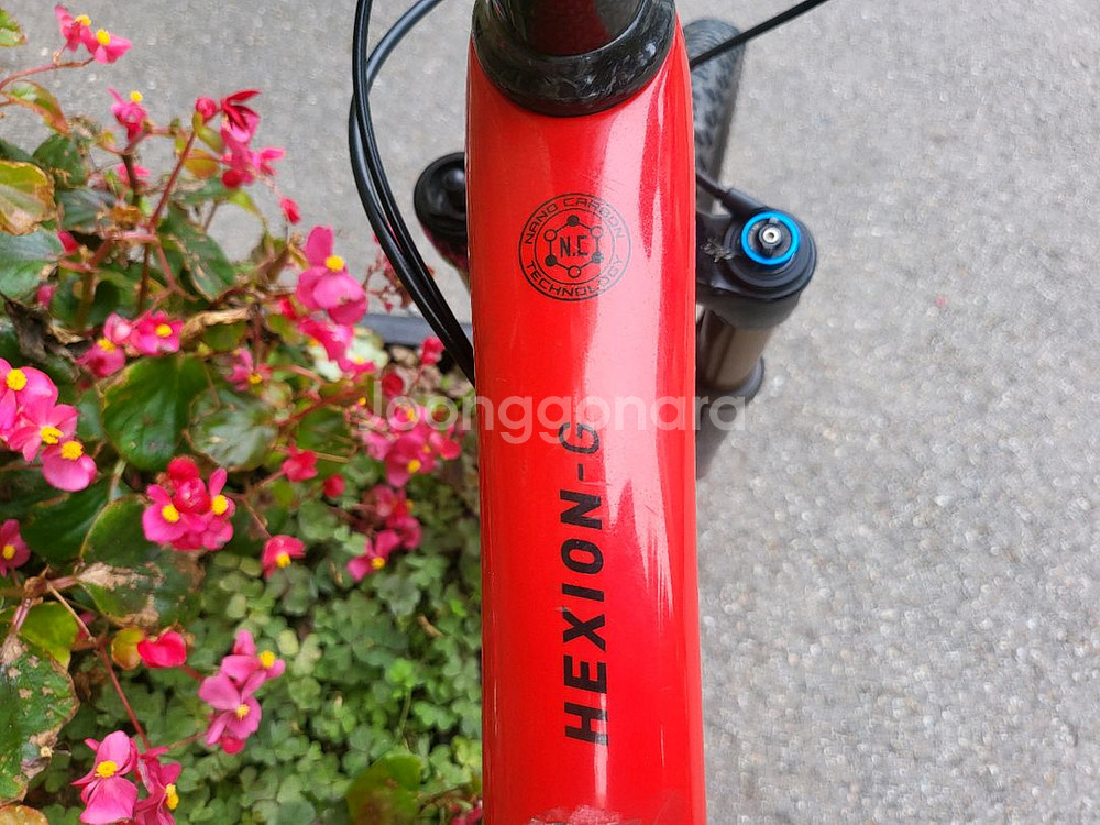 위아위스 헥시온 g 레드 s사이즈 구동계 스램 최상 휠27.5 급매--7