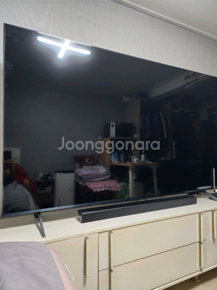 엘지75인치 나노셀 새상품급 팝니다(국내정품/최상위버전/50시간미만)--3