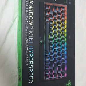 레이저 블랙위도우 v3 미니 하이퍼스피드 팬텀 에디션