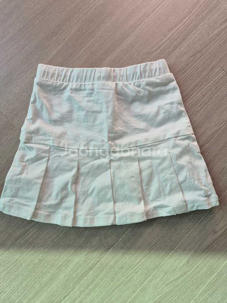 휠라키즈 여아 치마 130 테니스치마--1