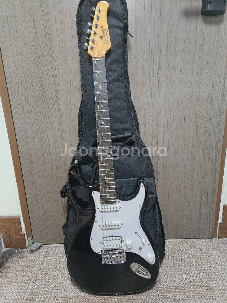 스윙 s100 se 일렉 기타 + 헤드폰 앰프 팝니다.--1