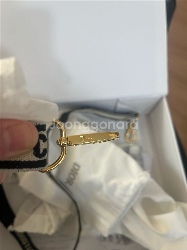 디올 스타일 북토트 스몰(크로스있음)--5