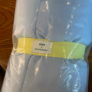 스타벅스 프리퀀시 MSGM 블랭킷 담요(하늘색)