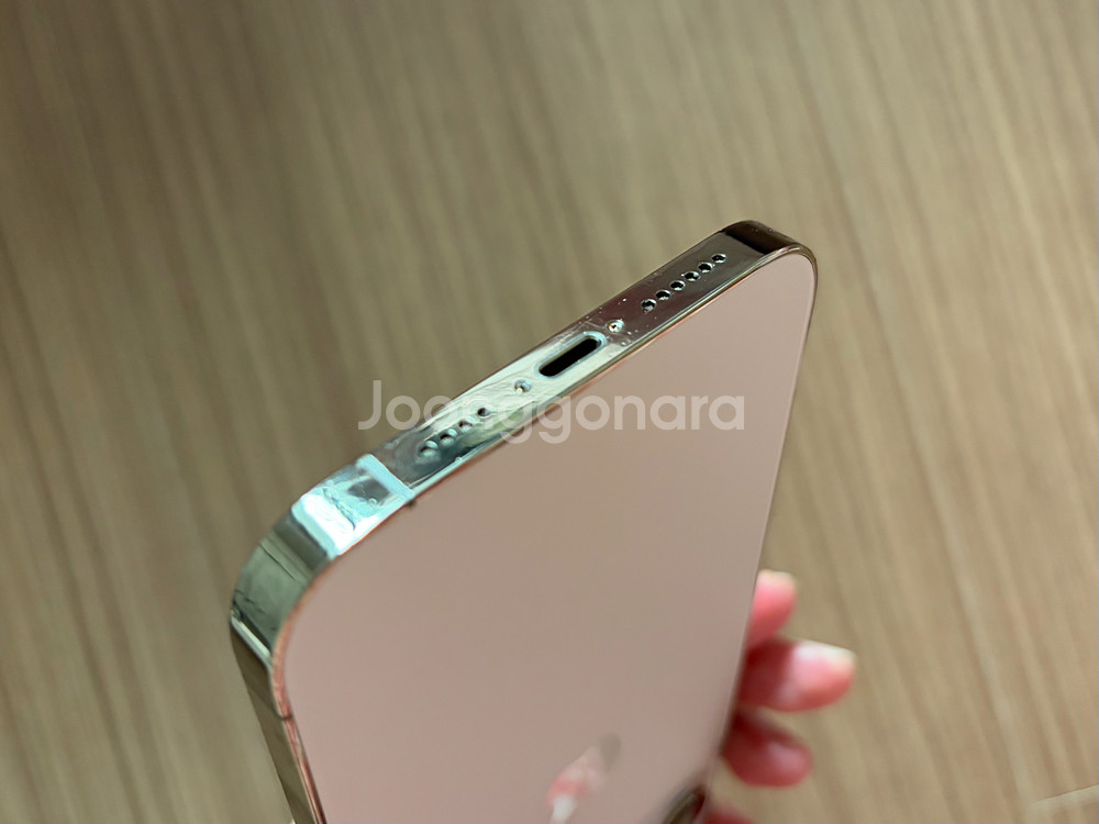 아이폰 12 프로 맥스 256G, 골드--4