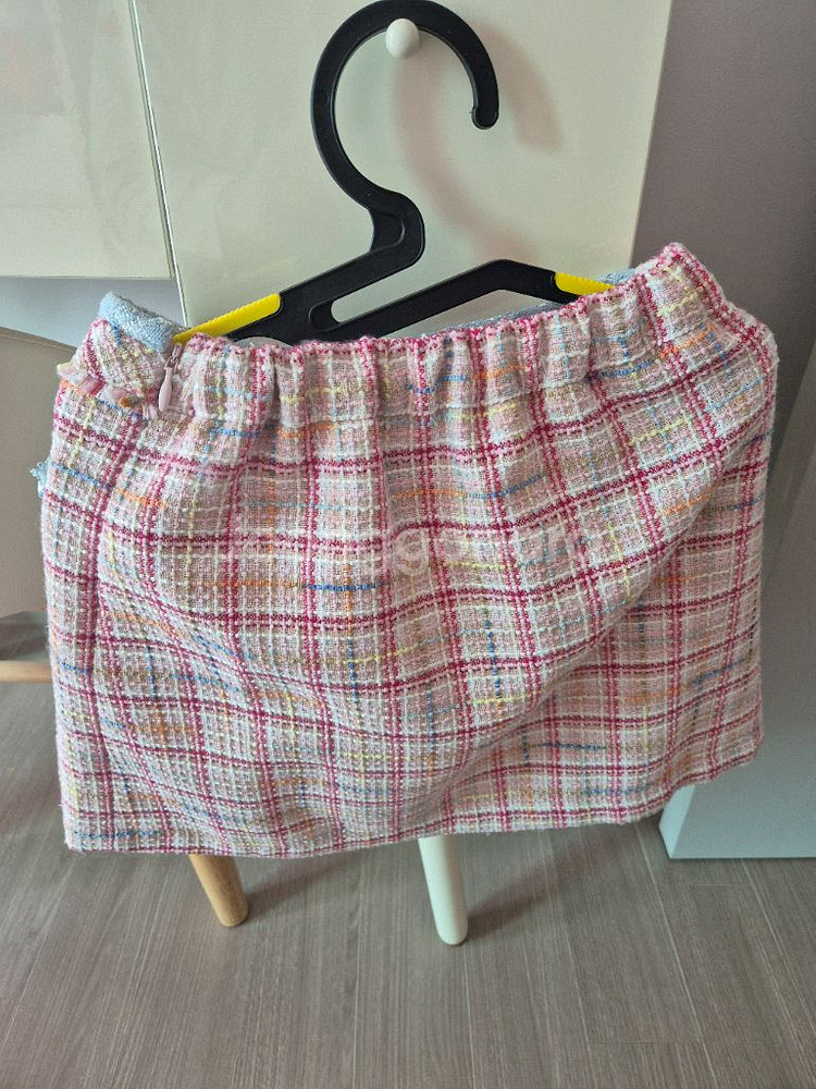 헤지스키즈 트위드 여아 투피스 130 입학식 결혼식룩--5