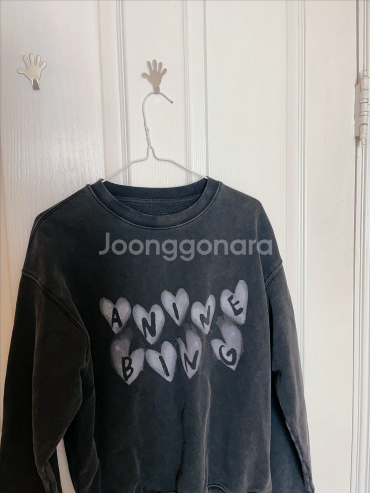 애니뱅 신상 하트 로고 맨투맨--3