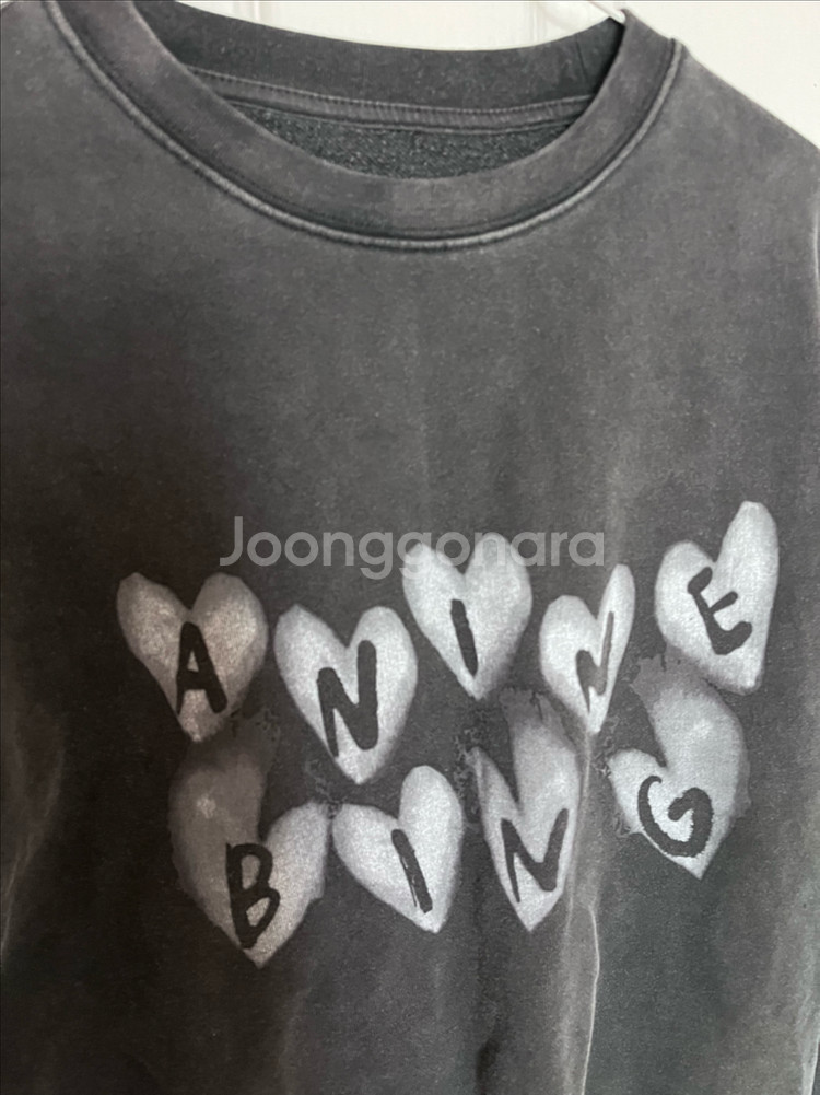 애니뱅 신상 하트 로고 맨투맨--2