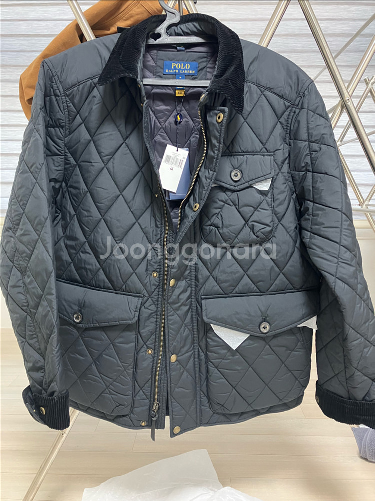폴로 랄프로렌 퀼팅자켓 블랙m--2