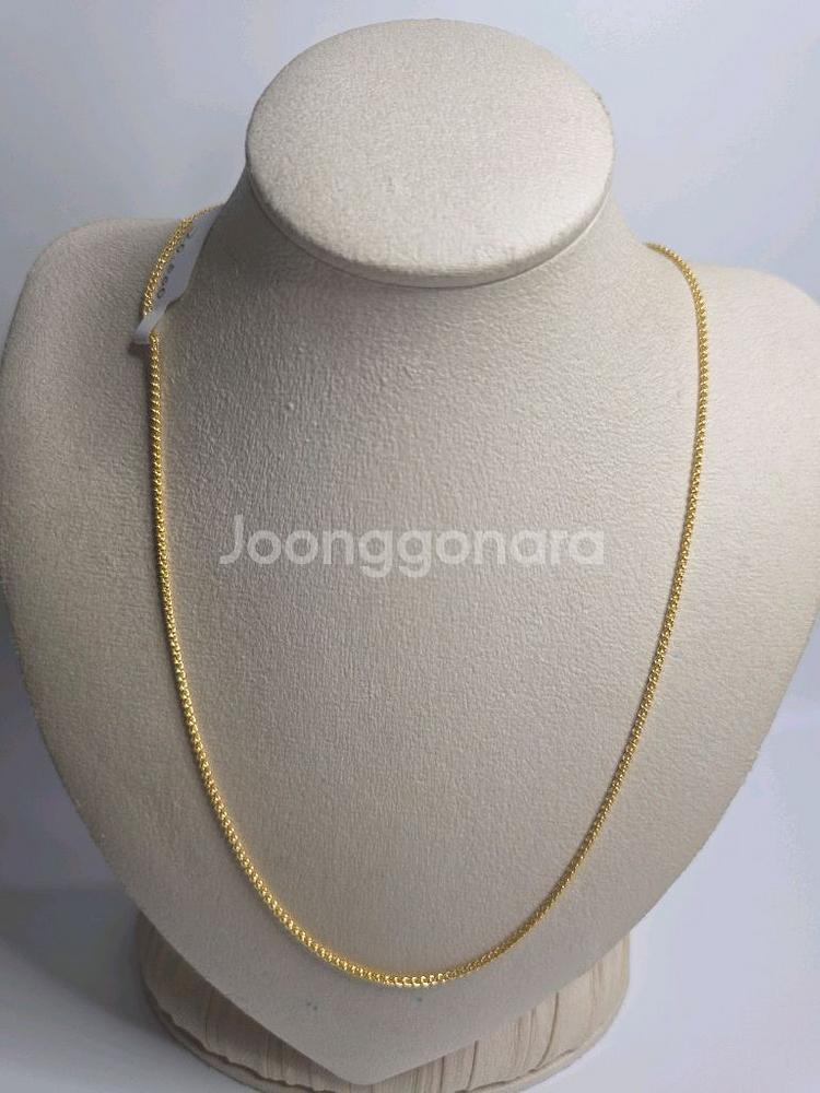 새제품 사금 목걸이 기본체인 목걸이줄 45cm--1