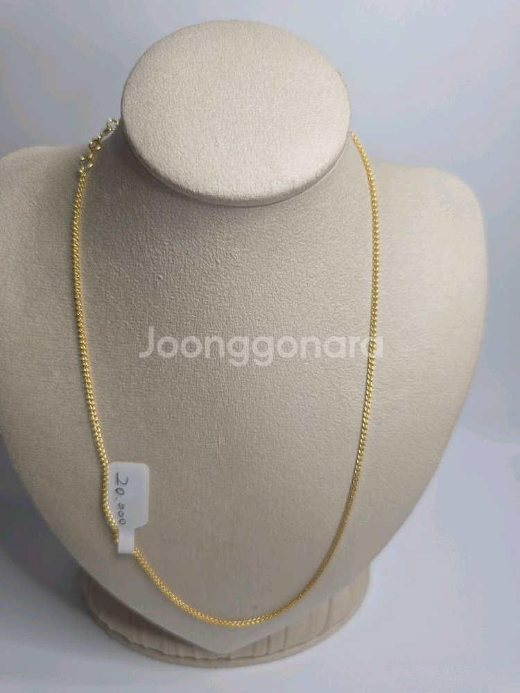 새제품 사금 목걸이 기본체인 목걸이줄 45cm--0