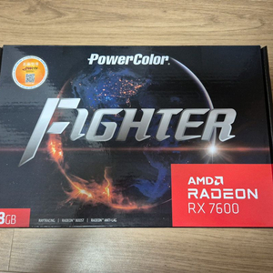파워컬러 라데온 RX 7600 8GB 그래픽카드(미사용)