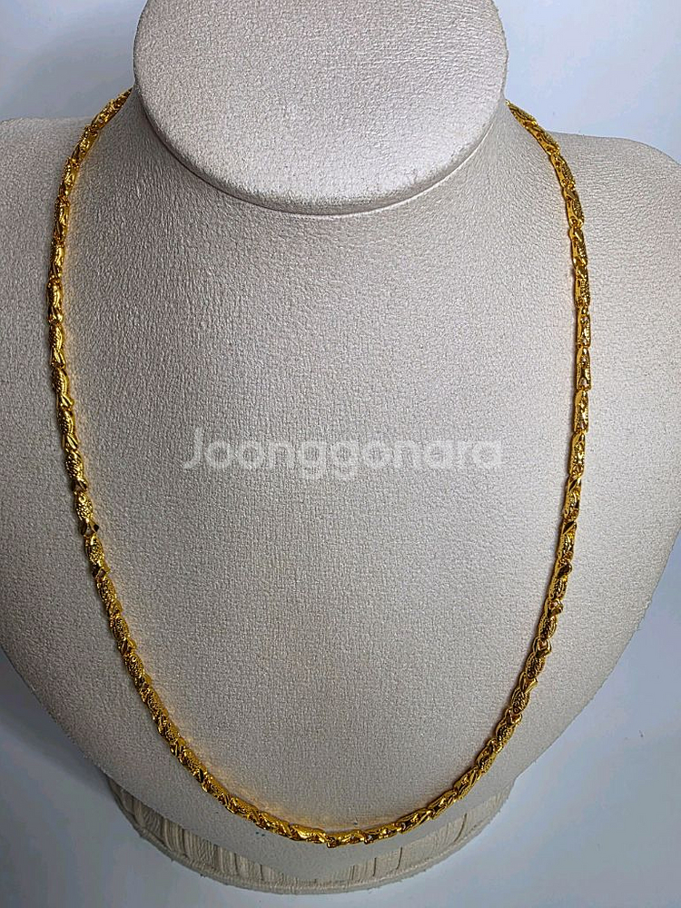 새제품 사금 목걸이 물고기줄 목걸이줄 45cm--1