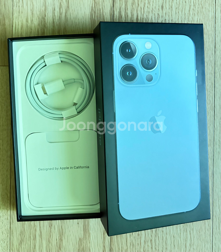 애플 아이폰13 PRO 128 GB 시에라블루--2