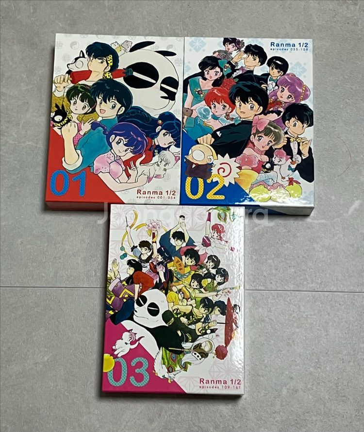 란마1/2 블루레이 1-3탄 전체 세트 (초회한정판)--1