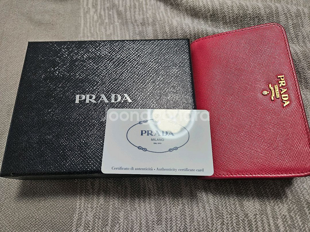 프라다 사피아노 반지갑--8
