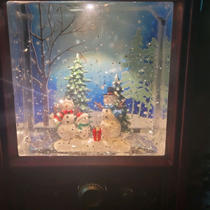 크리스마스 풍경 빌드인 장식품