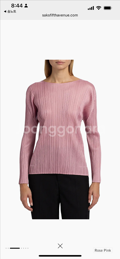 플리츠플리즈 롱슬리브 니트--2