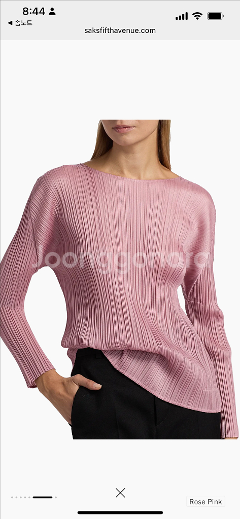 플리츠플리즈 롱슬리브 니트--4