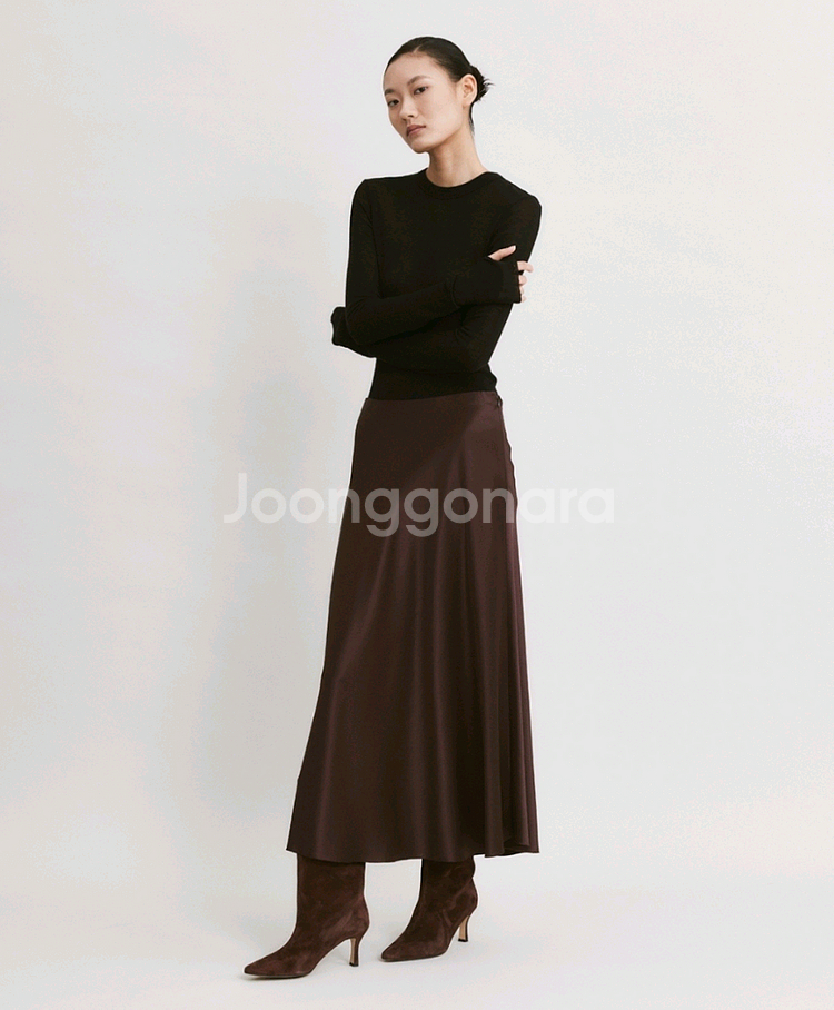 R2W 데미안 라운드 티 1(S) 네이비,아이보리--0