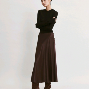 R2W 데미안 라운드 티 1(S) 네이비,아이보리