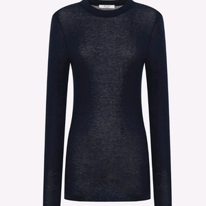 R2W 데미안 라운드 티 1(S) 네이비