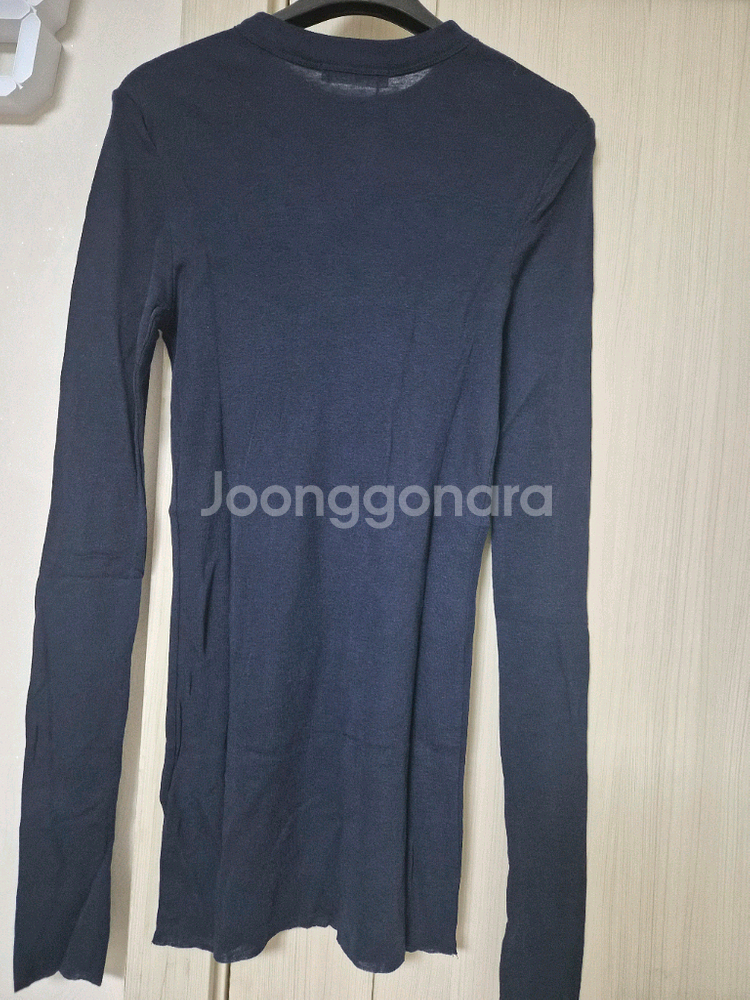 R2W 데미안 라운드 티 1(S) 네이비,아이보리--7