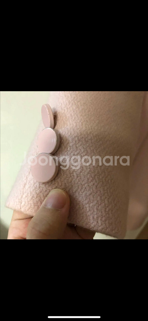 모조에스핀 이태리 캐시미어100 딸기우유 연핑크 결혼식 롱 코트 하객룩--3