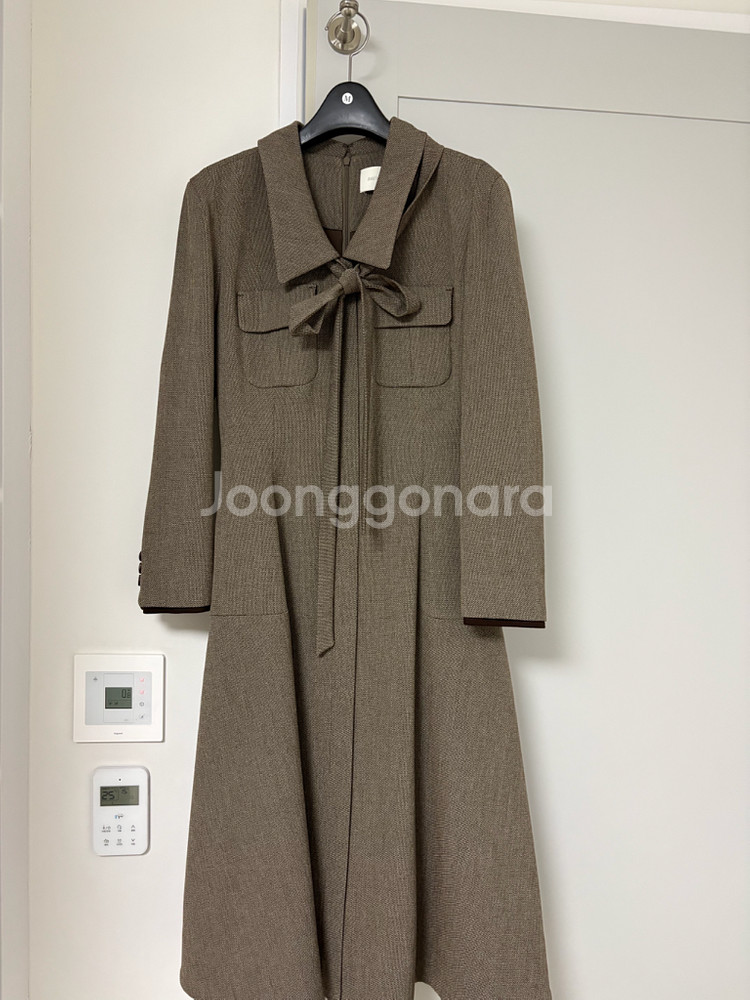 브라이드앤유 리본 코트 원피스--0