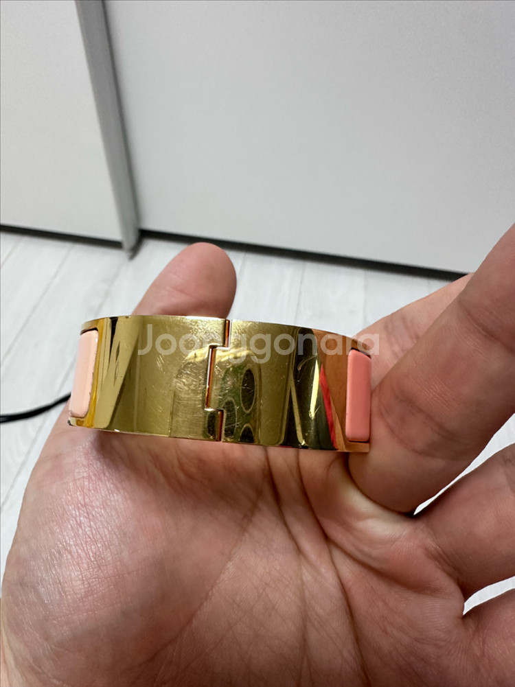 에르메스 클릭클락 투패턴 금장 연핑+찐핑--6