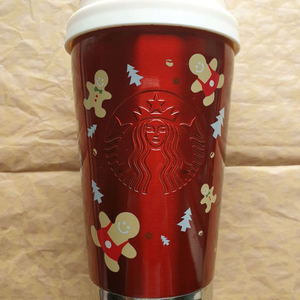 스타벅스 홀리데이 진저 브레드맨 텀블러 355ml
