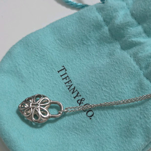 티파니 하트 실버 목걸이